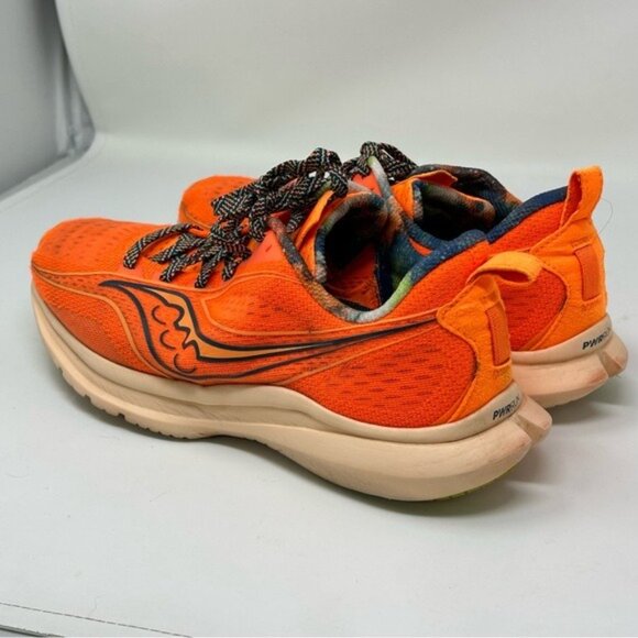 Men’s Saucony S20723-45 Kinvara 13 Neon Orange Sneakers Size 8.5 main image 6